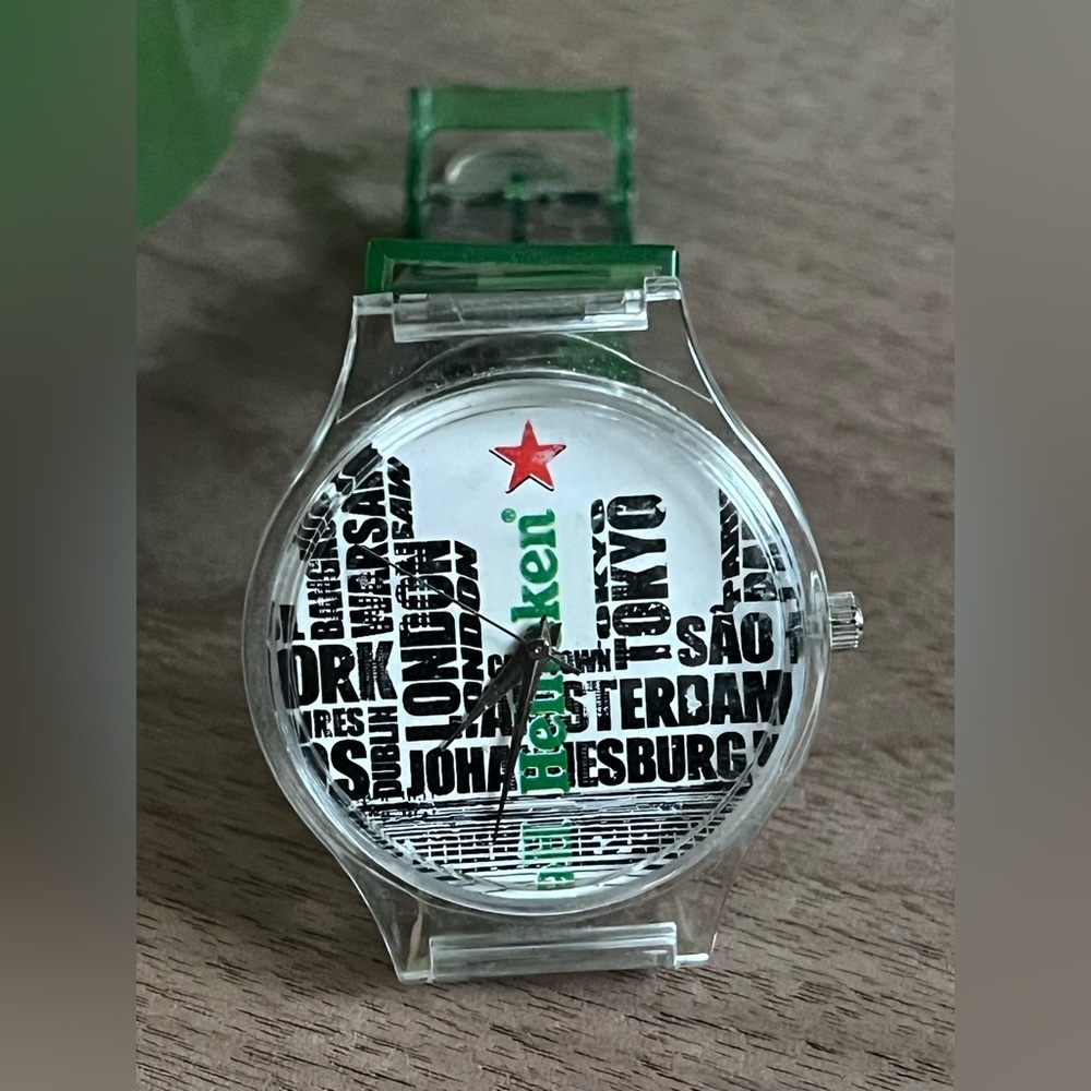 Unisex Clear Promotional Transparent Novelty Dial, Qu Watch